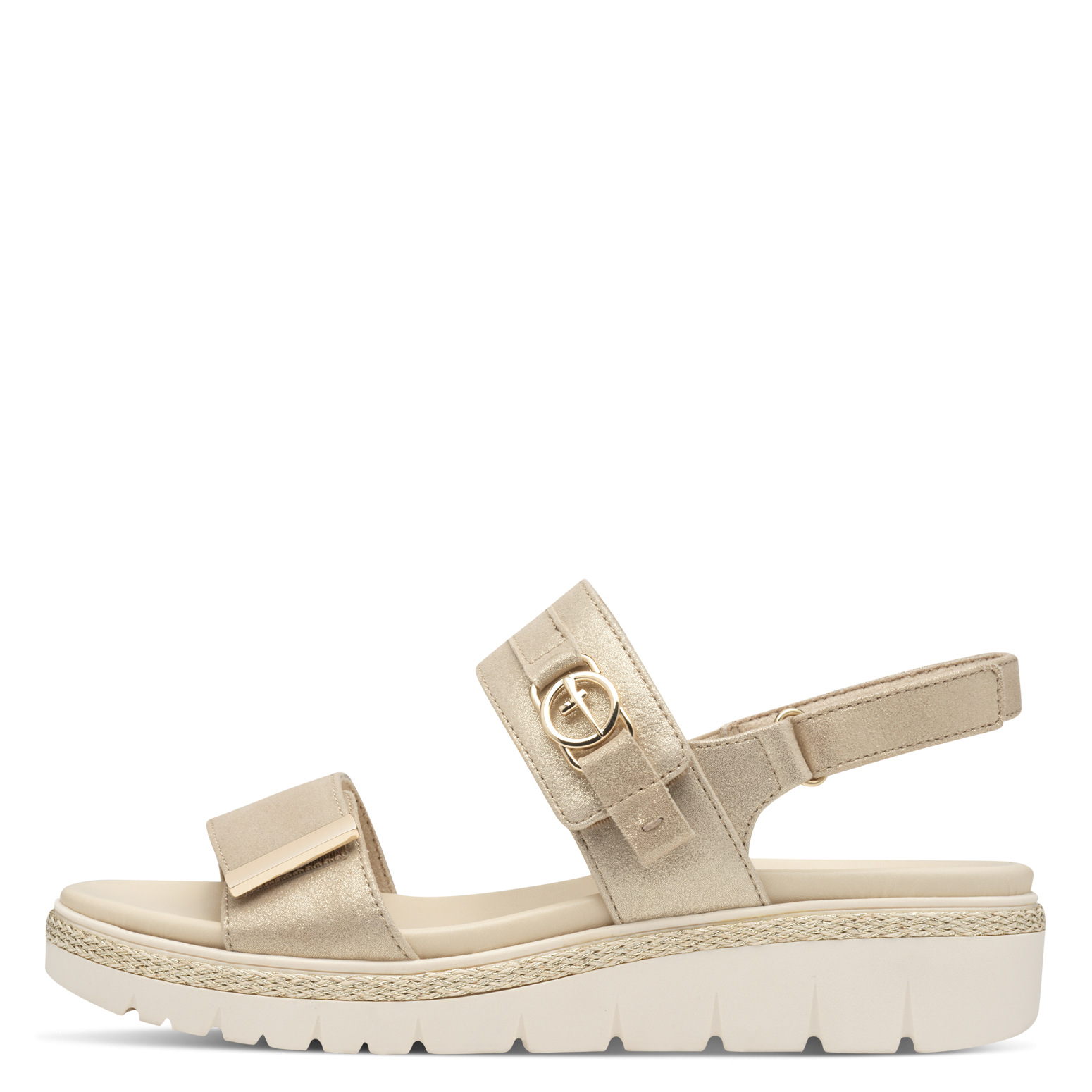 Tamaris PURE RELAX Damen Sandalette 1-28264-44-B79 champagne