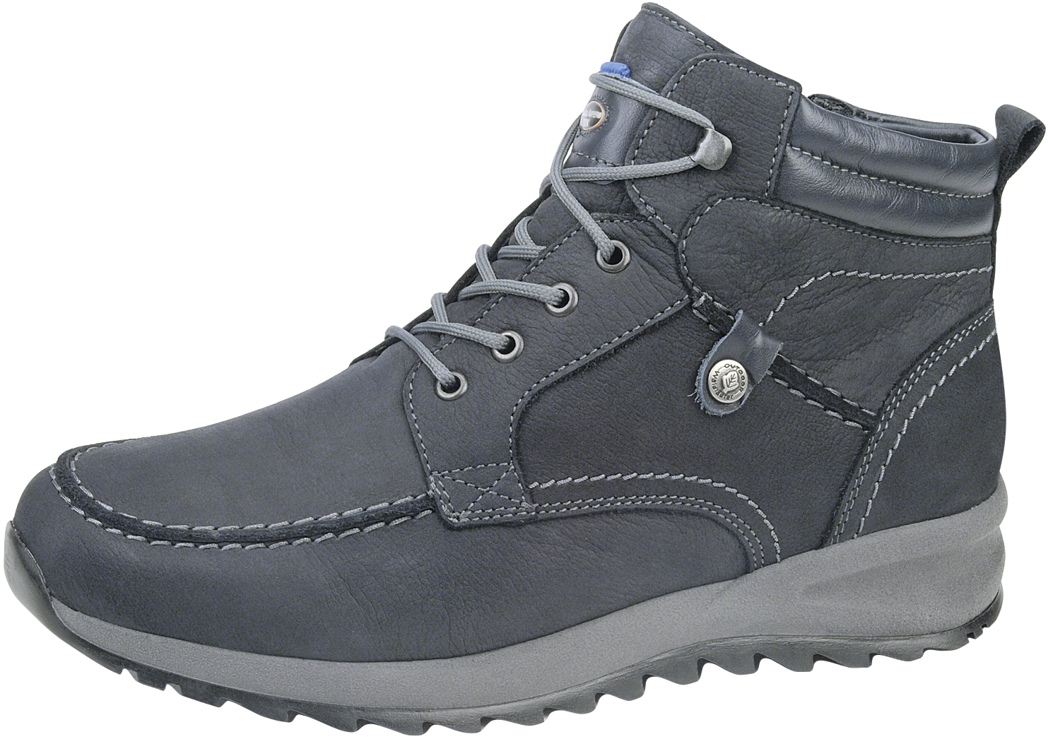 WALDLAEUFER Herren Stiefelette helle 388971 300 194 notte Waldläufer Herren Schuhe mit Schnürung. WEITE H, auch für