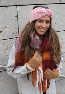 Teddyfleece Stirnband Look