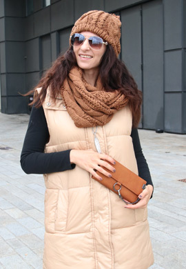 Geldbörse mit Ring und Kette Look