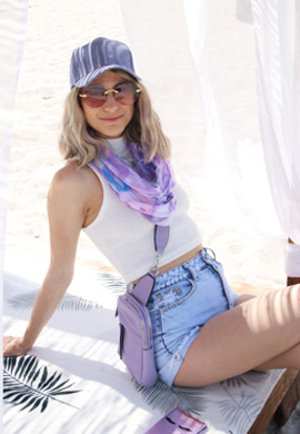 Rahmenlose Runde Sonnenbrille mit Diamant Schliff Look