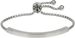 styleBREAKER Edelstahl Slider Armband mit Schmuckelement, Ankerkette, Schiebeverschluss, Schmuck, Damen 05040082