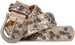 styleBREAKER Damen Nietengürtel im Vintage Style, Gürtel kürzbar, Synthetikgürtel, Gürtel, Damengürtel 03010008