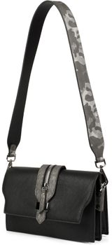 styleBREAKER Schulterriemen für Taschen in Camouflage Optik, Wechsel Taschengurt mit Karabinerhaken für Umhängetaschen, Unisex 02013002