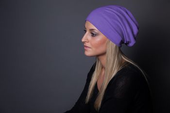 styleBREAKER Beanie Wendemütze in Unifarben, Slouch Mütze, leicht und weich, Longbeanie, Unisex 04024115