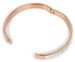 styleBREAKER Armreif aus Edelstahl mit Strasssteinen, Clipverschluss Armband, Schmuck, Damen 05040101