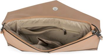 styleBREAKER Envelope Clutch im Kuvert Design mit Nieten, 2-Tone washed Vintage Look, Abendtasche, Damen 02012172