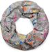 styleBREAKER Loop Schal mit Splat Style Farbklecks Muster im Destroyed Used Look, Schlauchschal, Tuch, Unisex 01017050