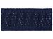 styleBREAKER Damen Stirnband mit Zopfmuster und Strass, weiches Fleece Innenfutter, Haarband, Headband 04026001