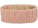 styleBREAKER Damen Stirnband mit Zopfmuster und Strass, weiches Fleece Innenfutter, Haarband, Headband 04026001