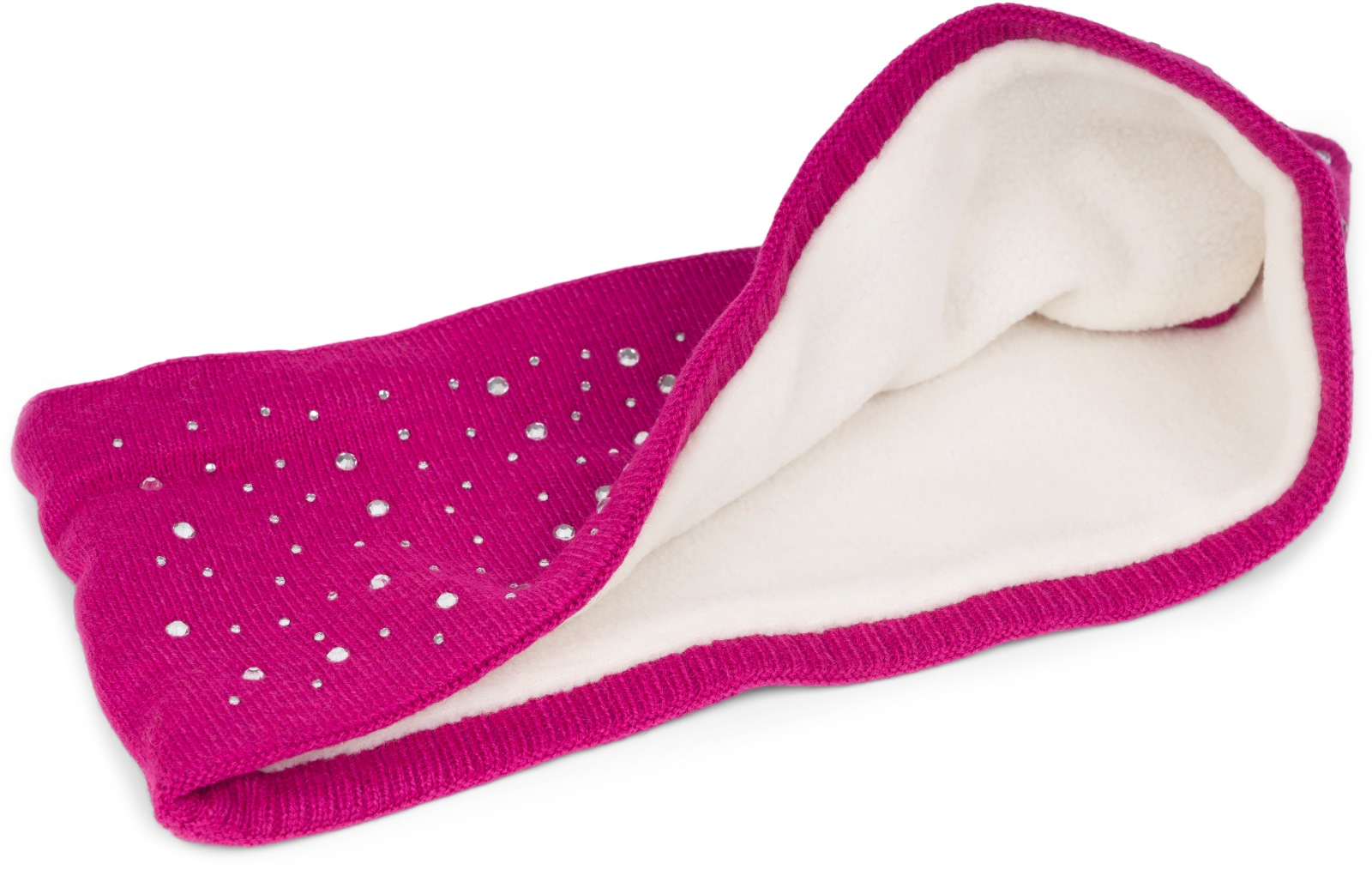 Bandeau En Maille Pour Femme Avec Motif Tressé Et Paillettes