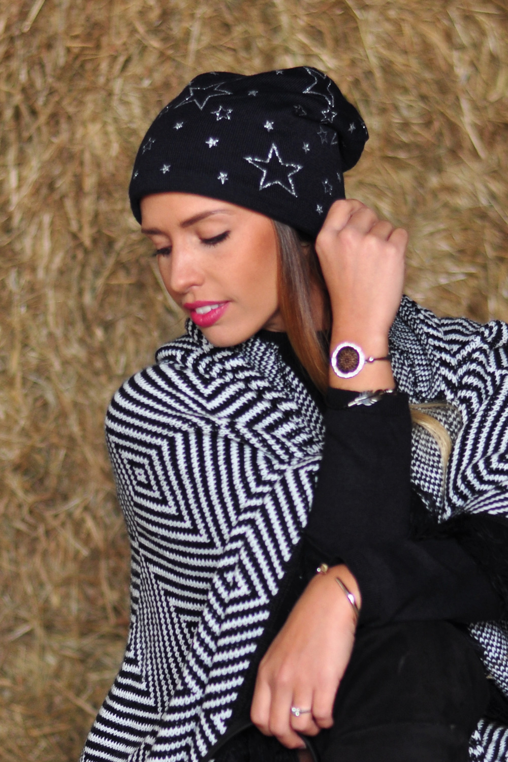 MAXIMO | Beanie Mütze In Strick Mit Stern Motiv - Foto 9