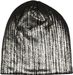 styleBREAKER warme Feinstrick Beanie Mütze mit Metallic Print und Fleece Innenfutter, Slouch Longbeanie, Unisex 04024132