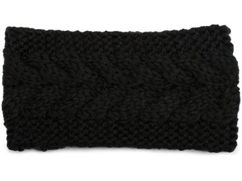 styleBREAKER Damen Stirnband Grobstrick mit Zopfmuster, gestrickt, Haarband, Headband 04026005