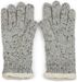 styleBREAKER Damen Handschuhe mit Strass und Fleece, warme Thermo Strickhandschuhe, Fingerhandschuhe, Winter 09010010