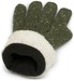 styleBREAKER Damen Handschuhe mit Strass und Fleece, warme Thermo Strickhandschuhe, Fingerhandschuhe, Winter 09010010