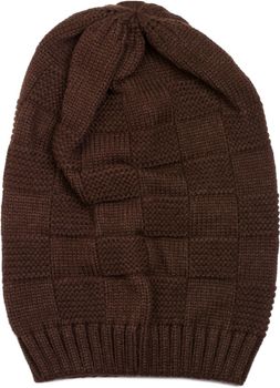 styleBREAKER Strick Beanie Mütze mit Patentmuster, Slouch Longbeanie, Unisex 04024137