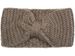 styleBREAKER Damen Strick Stirnband mit Schleife, Reiskorn Strick-Muster, Winter Haarband, Headband 04026006