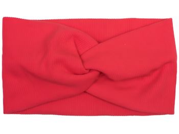 styleBREAKER Damen Haarband mit Twist Knoten in Feinripp Optik | Weiches Stirnband für Sport und Alltag | One Size elastisch