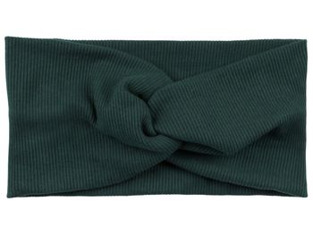 styleBREAKER Damen Haarband mit Twist Knoten in Feinripp Optik | Weiches Stirnband für Sport und Alltag | One Size elastisch