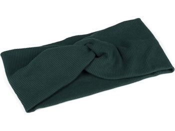 styleBREAKER Damen Haarband mit Twist Knoten in Feinripp Optik | Weiches Stirnband für Sport und Alltag | One Size elastisch