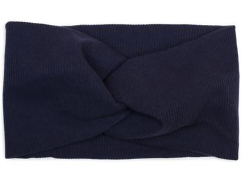 styleBREAKER Damen Haarband mit Twist Knoten in Feinripp Optik | Weiches Stirnband für Sport und Alltag | One Size elastisch