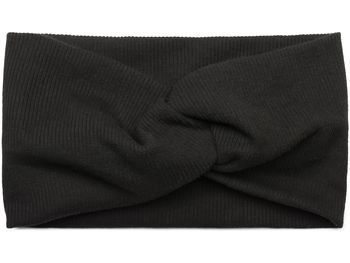 styleBREAKER Damen Haarband mit Twist Knoten in Feinripp Optik | Weiches Stirnband für Sport und Alltag | One Size elastisch