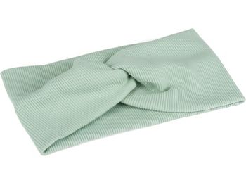 styleBREAKER Damen Haarband mit Twist Knoten in Feinripp Optik | Weiches Stirnband für Sport und Alltag | One Size elastisch