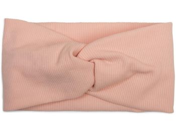 styleBREAKER Damen Haarband mit Twist Knoten in Feinripp Optik | Weiches Stirnband für Sport und Alltag | One Size elastisch