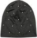 styleBREAKER Beanie Mütze mit Perlen und Strass Nieten, Slouch Longbeanie, Damen 04024140