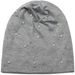 styleBREAKER Beanie Mütze mit Perlen und Strass Nieten, Slouch Longbeanie, Damen 04024140