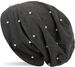 styleBREAKER Beanie Mütze mit Perlen und Strass Nieten, Slouch Longbeanie, Damen 04024140