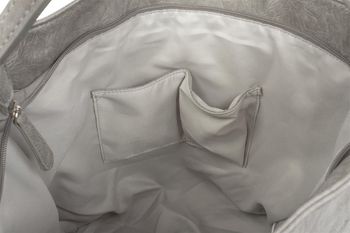styleBREAKER Hobo Bag Handtasche mit Flecht-Optik und Nieten, Shopper, Schultertasche, Tasche, Damen 02012219
