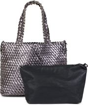 Große XXL Wendetasche geflochten