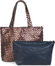 Große XXL Wendetasche geflochten