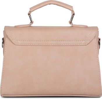 styleBREAKER Satchel Henkeltasche mit großem Stern am Umschlag, Handtasche, Tasche, Damen 02012225