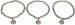 styleBREAKER 3er Set Perlen Armband mit Lebensbaum Charm Anhänger, Gummizug, Kugelarmband, Schmuck, Damen 05040138
