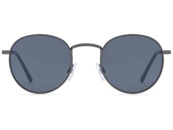 styleBREAKER Unisex Panto Sonnenbrille mit runden Gläsern | Metallrahmen mit Federscharnier & UV400 Schutz | verspiegelte oder getönte Flachgläser