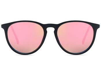 styleBREAKER Damen Sonnenbrille mit ovalen Gläsern und Metallbügeln | Kunststoffrahmen mit UV400 Schutz | Sommerbrille mit Verlauf oder Spiegelglas