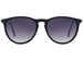 styleBREAKER Damen Sonnenbrille mit ovalen Gläsern und Metallbügeln | Kunststoffrahmen mit UV400 Schutz | Sommerbrille mit Verlauf oder Spiegelglas