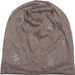 styleBREAKER Damen Beanie Mütze mit Glitzer und Pailletten Punkte, Slouch Stoff Longbeanie 04024145