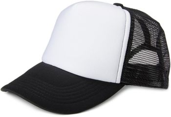 styleBREAKER Unisex 5-Panel Mesh Cap, Trucker Baseball Cap, Basecap, Click und Snap Verschluss verstellbar 04023007