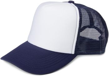 styleBREAKER Unisex 5-Panel Mesh Cap, Trucker Baseball Cap, Basecap, Click und Snap Verschluss verstellbar 04023007