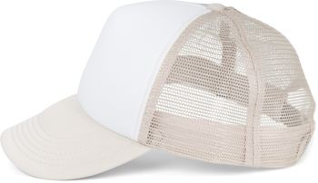 styleBREAKER Unisex 5-Panel Mesh Cap, Trucker Baseball Cap, Basecap, Click und Snap Verschluss verstellbar 04023007