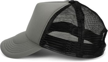 styleBREAKER Unisex 5-Panel Mesh Cap, Trucker Baseball Cap, Basecap, Click und Snap Verschluss verstellbar 04023007