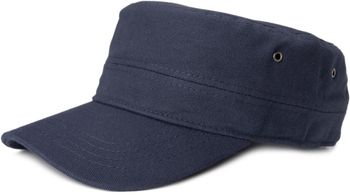 styleBREAKER Unisex Cap im Military-Stil aus robustem Baumwoll-Canvas, Klettverschluss verstellbar 04023020