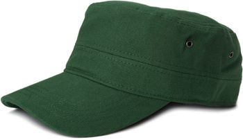 styleBREAKER Unisex Military Cap aus Baumwoll-Canvas | Army Cap mit gebogenem Schirm | verstellbare Schirmmütze für Damen und Herren