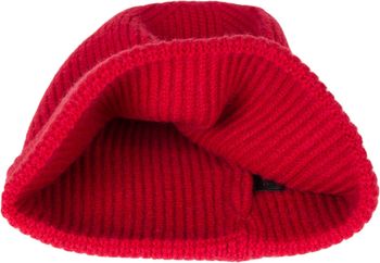 styleBREAKER Unisex Feinstrick Beanie Mütze mit Krempe, warme Winter Strickmütze Einfarbig, Rippen Strickmuster 04024154