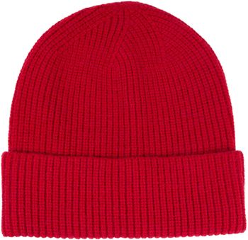 styleBREAKER Unisex Feinstrick Beanie Mütze mit Krempe, warme Winter Strickmütze Einfarbig, Rippen Strickmuster 04024154