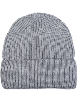 styleBREAKER Damen Beanie Mütze Feinstrick mit breiter Krempe | Elegante Wintermütze Rippstrick | Weicher Wollmix für Herbst & Winter | Warme Strickmütze One Size